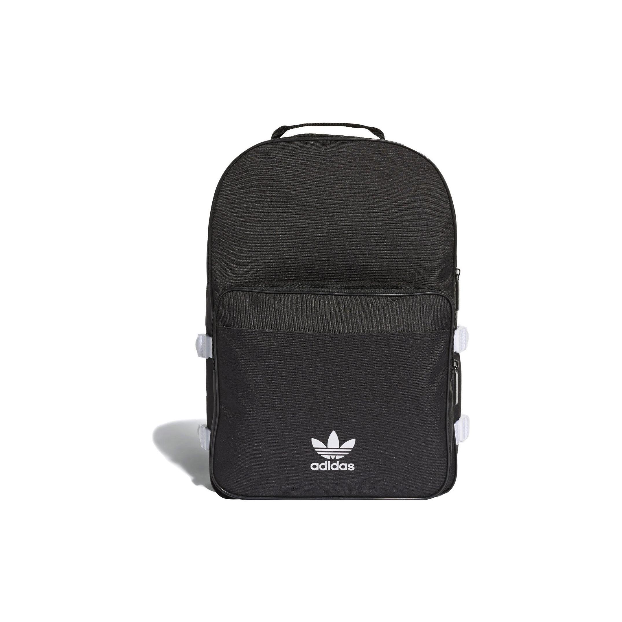 Adidas Originals Trefoil Sports Casual Fitness Training Street Travel Commuting Polyester Backpack Unisex Backpack Black D98917 Black