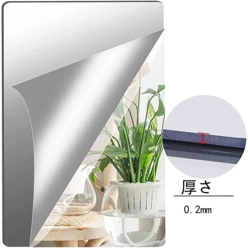 Set of 10 Shatterproof Acrylic Full-Length Mirrors, DIY Wall-Mounted Mirrors, Perfect for Bathrooms (15*15cm)