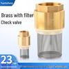 Leak-proof Brass 1-Inch Check Valve with Strainer for Water Pumps