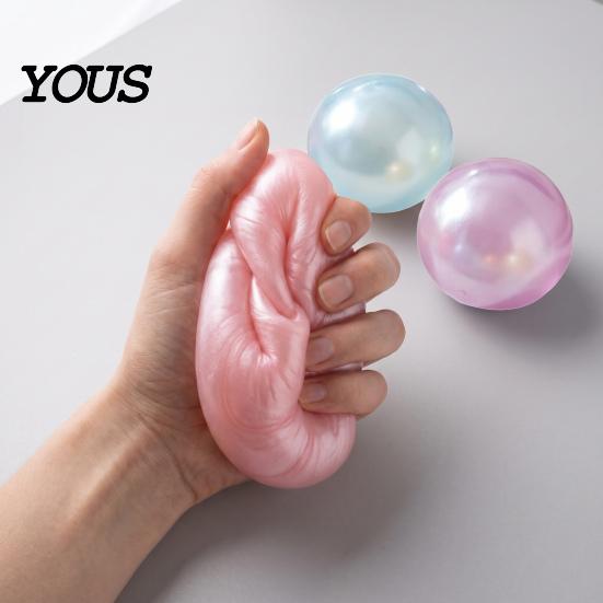 Durable TPR Kneading Toys 2.36 Inch Slow Rise Fidget Toy, Squeeze Ball Sensory Toy for Kids, Rising Stress Relief Boys Girls, Non-sticky Washable