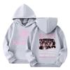 Girl Group Printed Long Sleeve Hoodie Sweatshirt for Girls Casual Everyday Wear