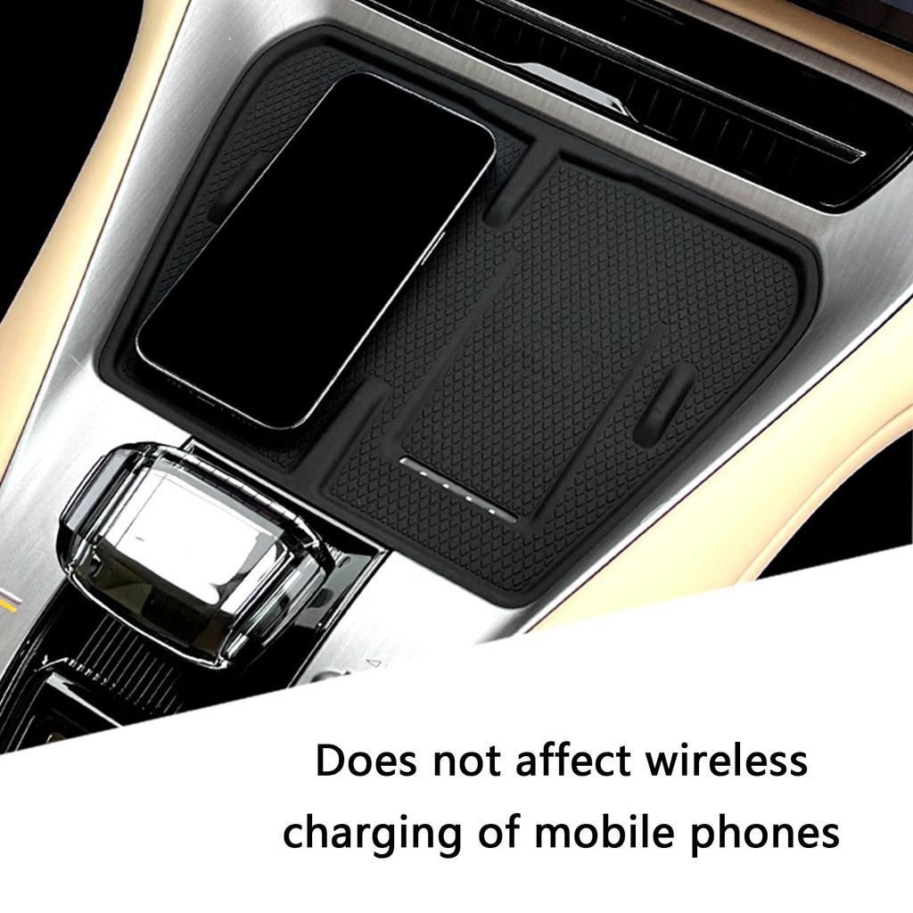Center Console Wireless Chargers Pad for N7 23 Protection Silicone Mat Auto Interior Accessories Flexible Pad Easy Use