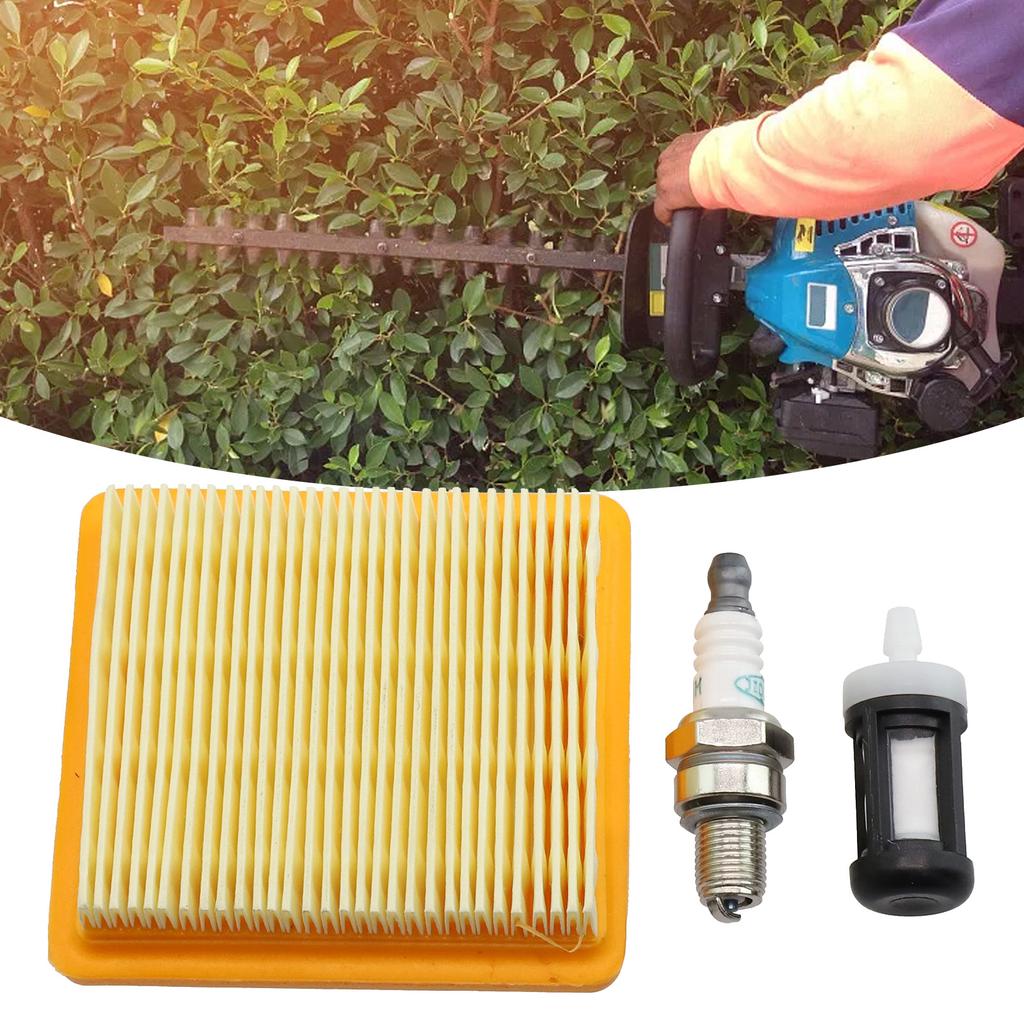 Fuel Filter Air Filter HT102 HT103 Lawn Mower Outdoor Replacement Trimmer Brush Cutter Chainsaw Garden Supplies