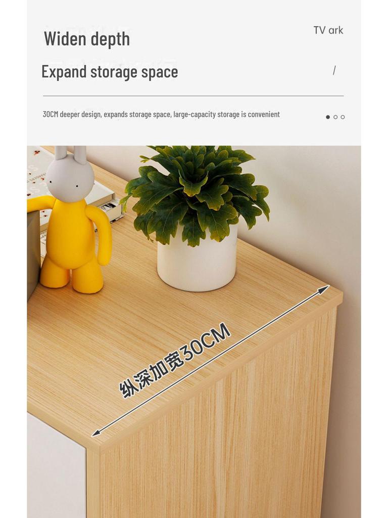 Modern Minimalist TV Cabinet for Small Apartments and Living Rooms