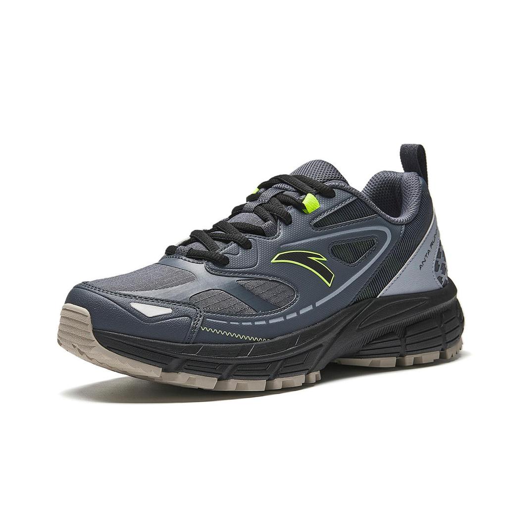 ANTA Hiking Running Shoes Gray Green Black Men 912545595-2