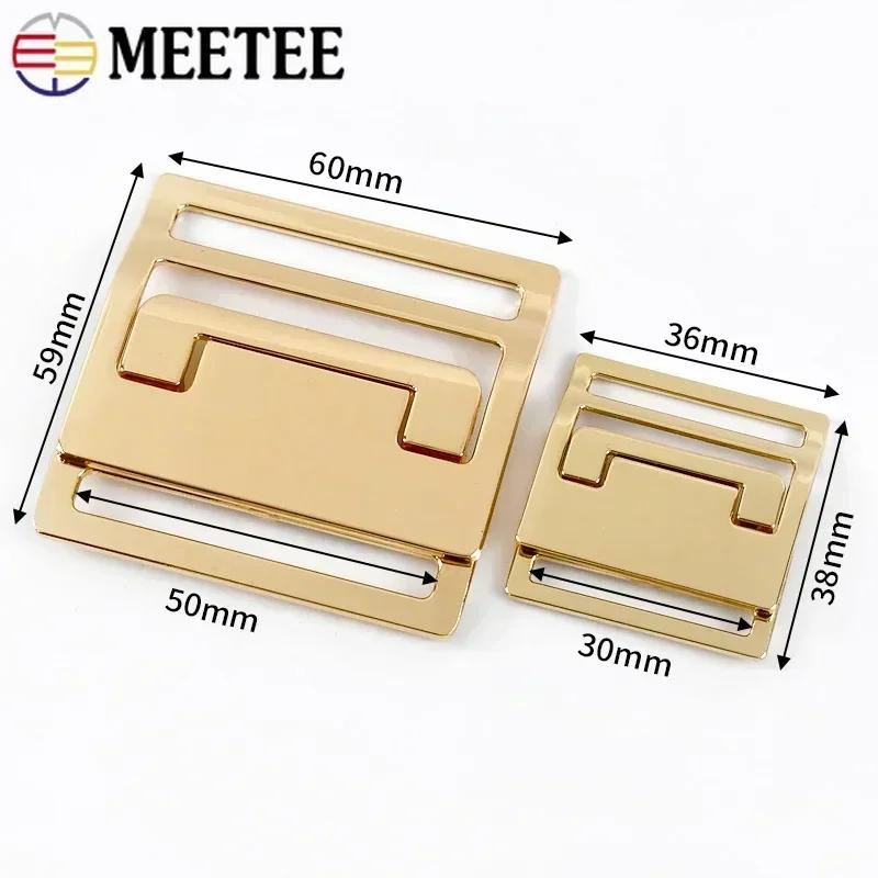 2/5/10Pcs Metal Buckle 30/50mm Combination Buckles for Connecting Waistbands Coats Handbags Straps Adjustable Clasp Accessories