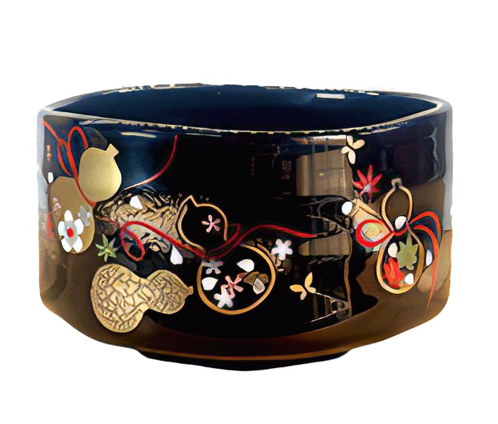 Mino Ware Gold Six Gourds Mi 4113