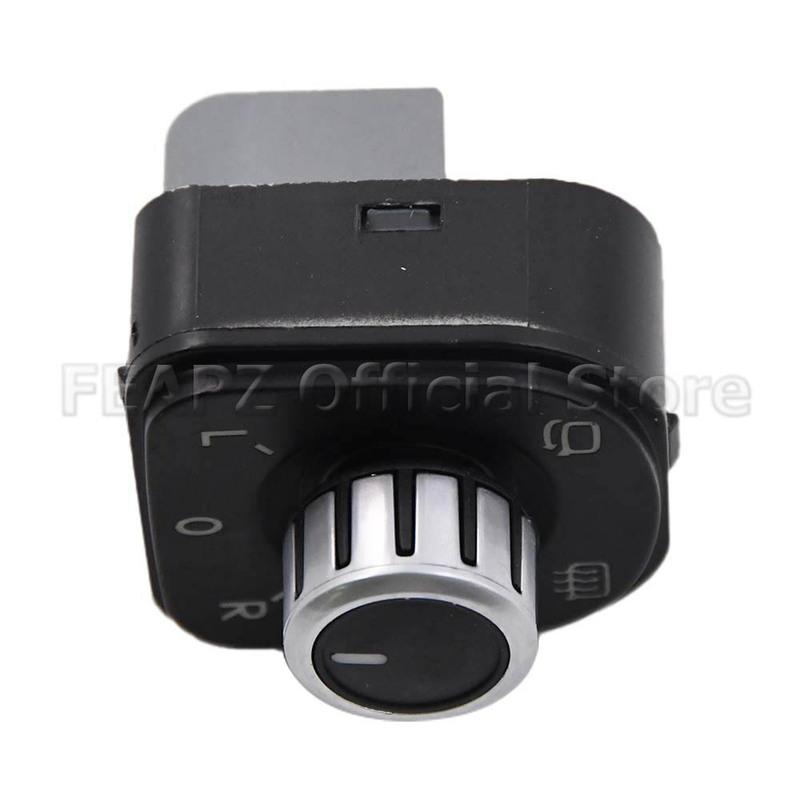 Mirror Control Switch Adjust Knob 5ND 959 565F 5ND959565A For VW Volkswagen Jetta Golf Mk5 Mk6 Tiguan CC Passat B6 B7