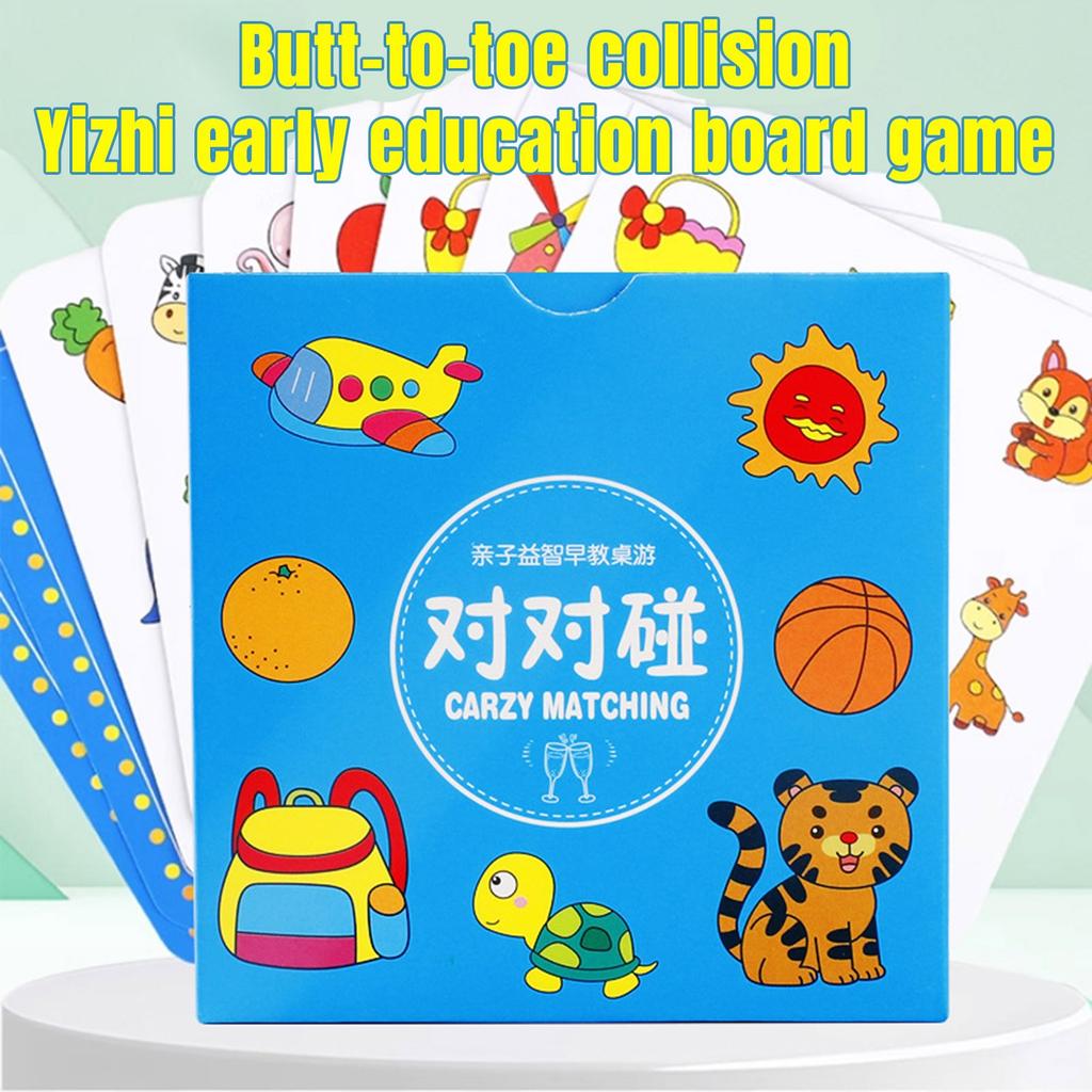 Children's Board Game Crazy Animal Pairs, Collision Cards, Puzzle Thinking, Memory Training, Parent-child Interactive Toys