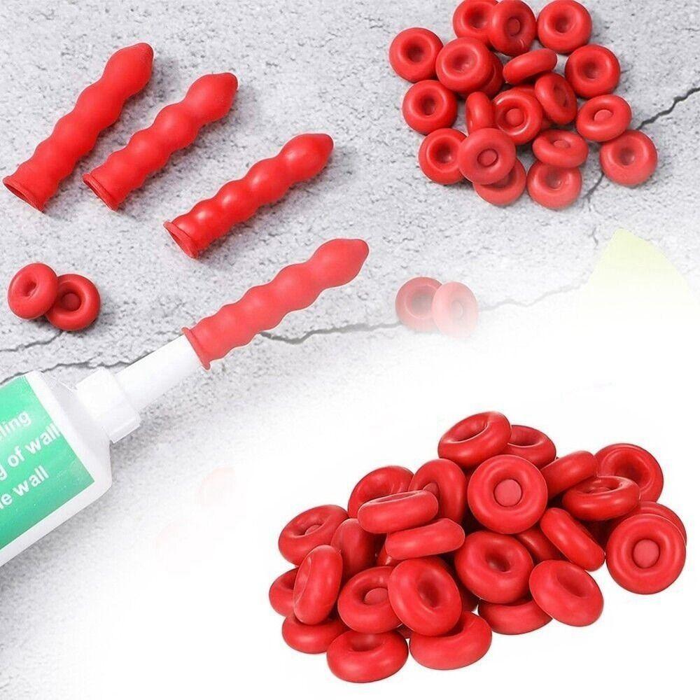 20PCS Sealing Caulk Protective Cap Open Caulking Glue Tip Sealing Cap New Tube Sealer Caps Home