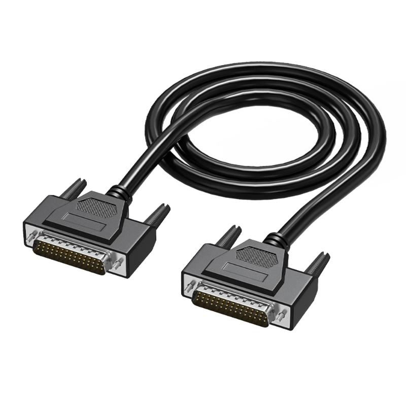 High Flexibility DB44 Male To Female/Male Connectors Cable, Shielded Serial Port Cord 26AWG Data Cable