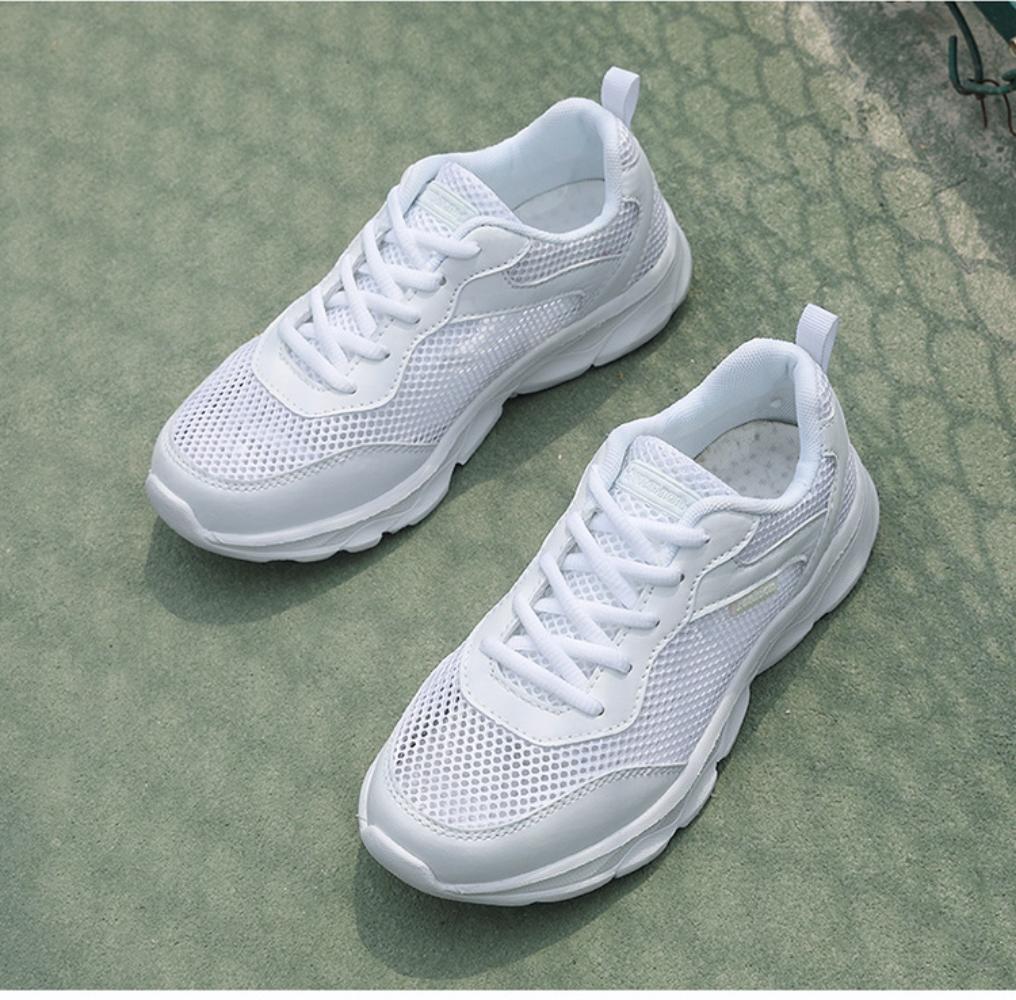 Sommer Sportschuhe Großes Mesh Hohl Damen Freizeitschuhe Koreanischer Stil Schnürschuhe Vielseitige Damenschuhe