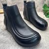 Soft-soled Soft-faced Mother Shoes 2025 New Autumn and Winter Flat-soled Huge Comfortable Huge Warm Huge Good-looking Velvet Short Boots