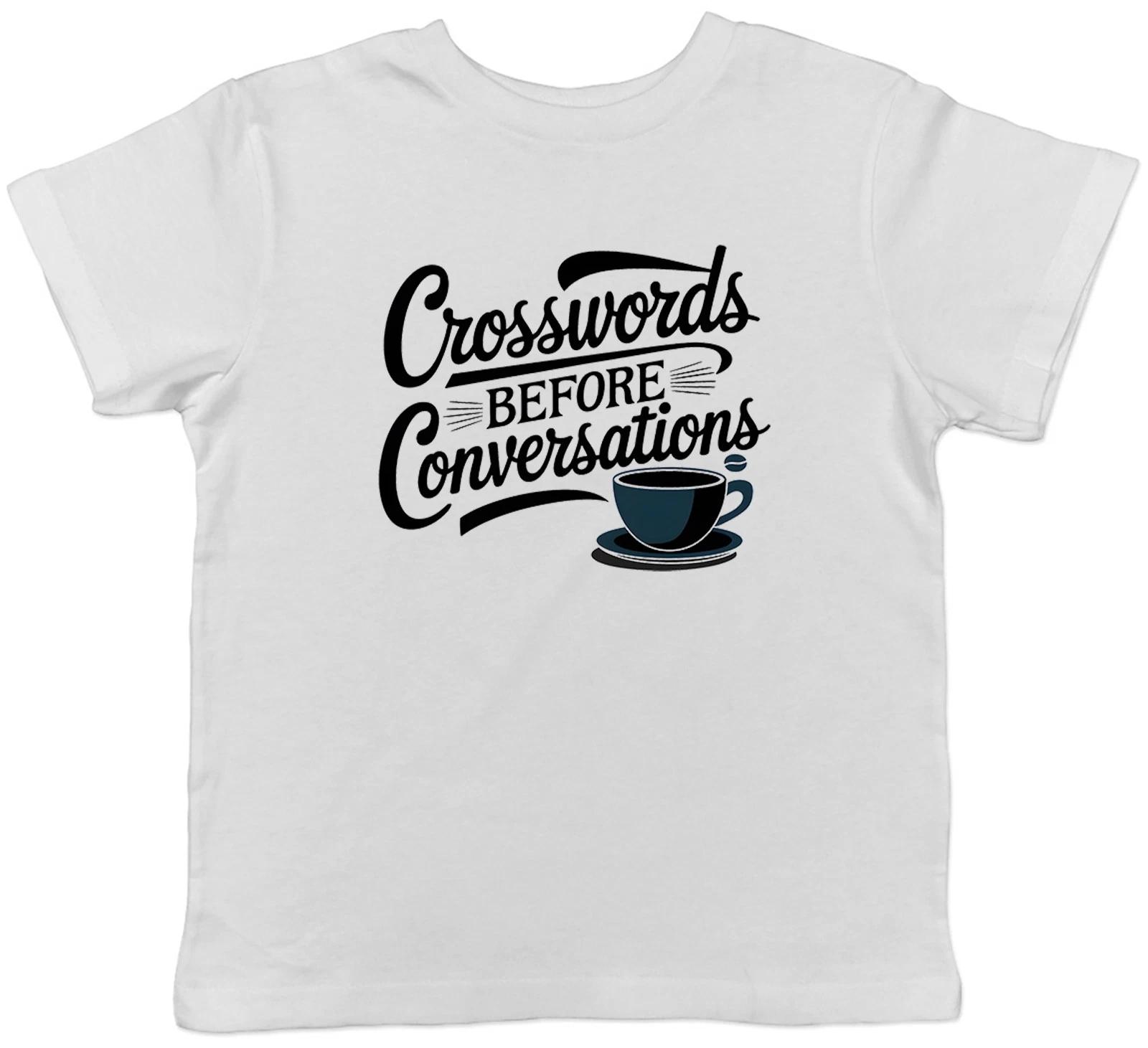 Crosswords Puzzle Solver Kids T-Shirt Boys Girls Gift 160