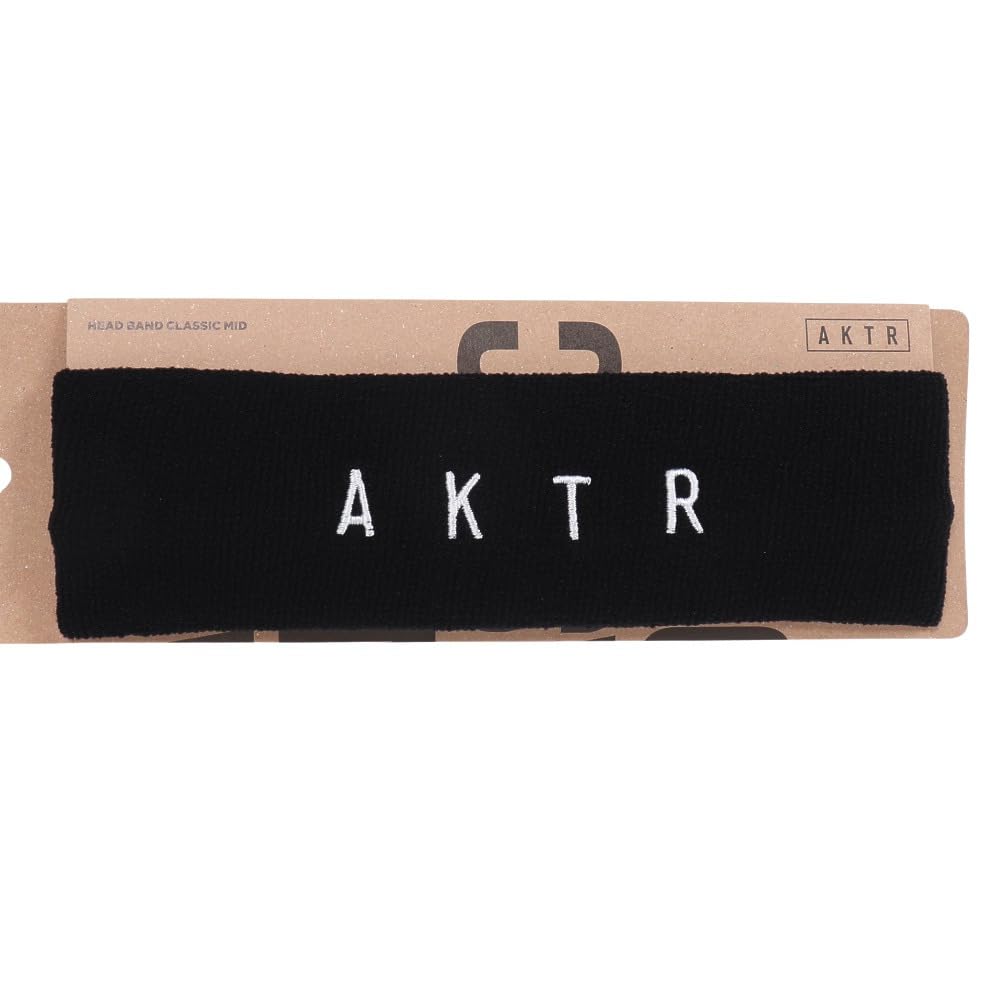 AKTR Basic Classic Black Headband, MID, 522-015021, (Black/FF/Men's, Women's)