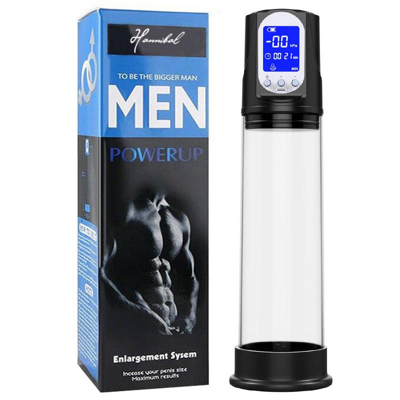 1 PCS Electric Penis Pump Enlargement Vacuum Pump Automatic Penis Enlargement Extension Pump Masturbation Penis Mens Sex Toy 18+