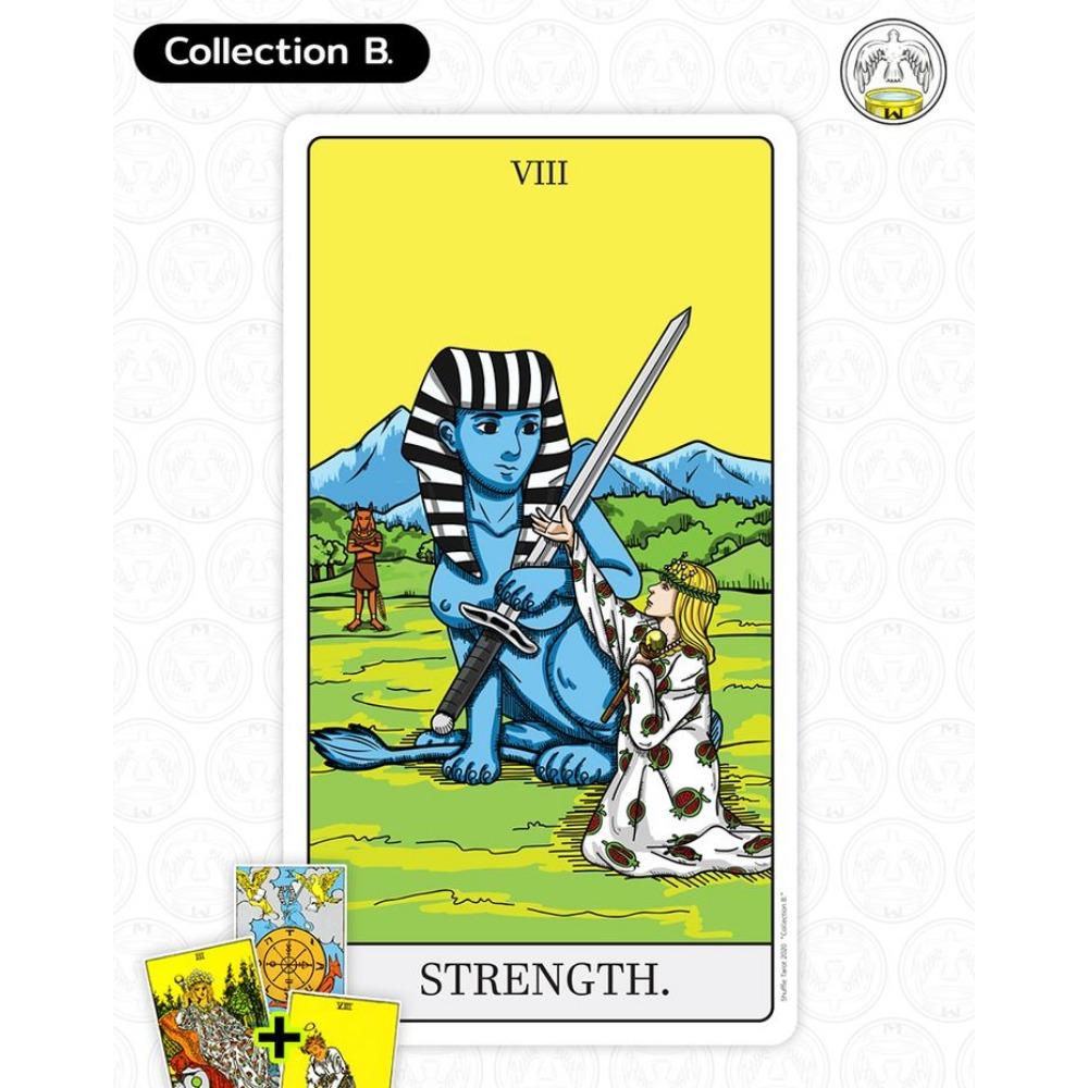 10.3*6cm Shuffle Tarot Collection B Shuffled World of RWS Tarot Deck 80 Pcs Cards A Creative Way of Telling A Story