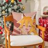 The Helpful Fox SenkosanAnime Pillow Case Silky Short Plush with Invisible Zipper Dustproof Sofa Cushion Cover for Home Decor