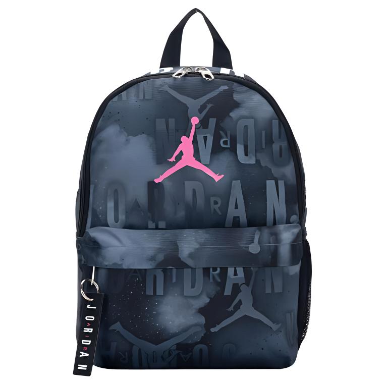 Jordan Fashion Casual Zipper Closure Polyester Backpack Small Unisex backpack Blue JD2433080TD-005 Blue,Small