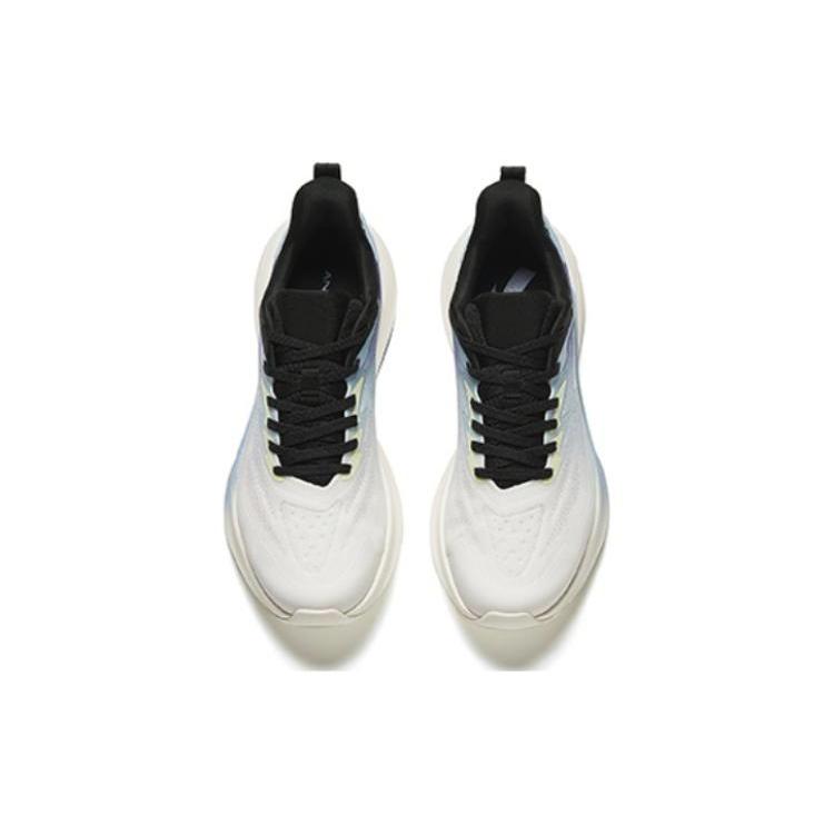 New Anta Cushioning, Wear Resistant Low Top Running Shoes Men's Black White Blue 112415522-2