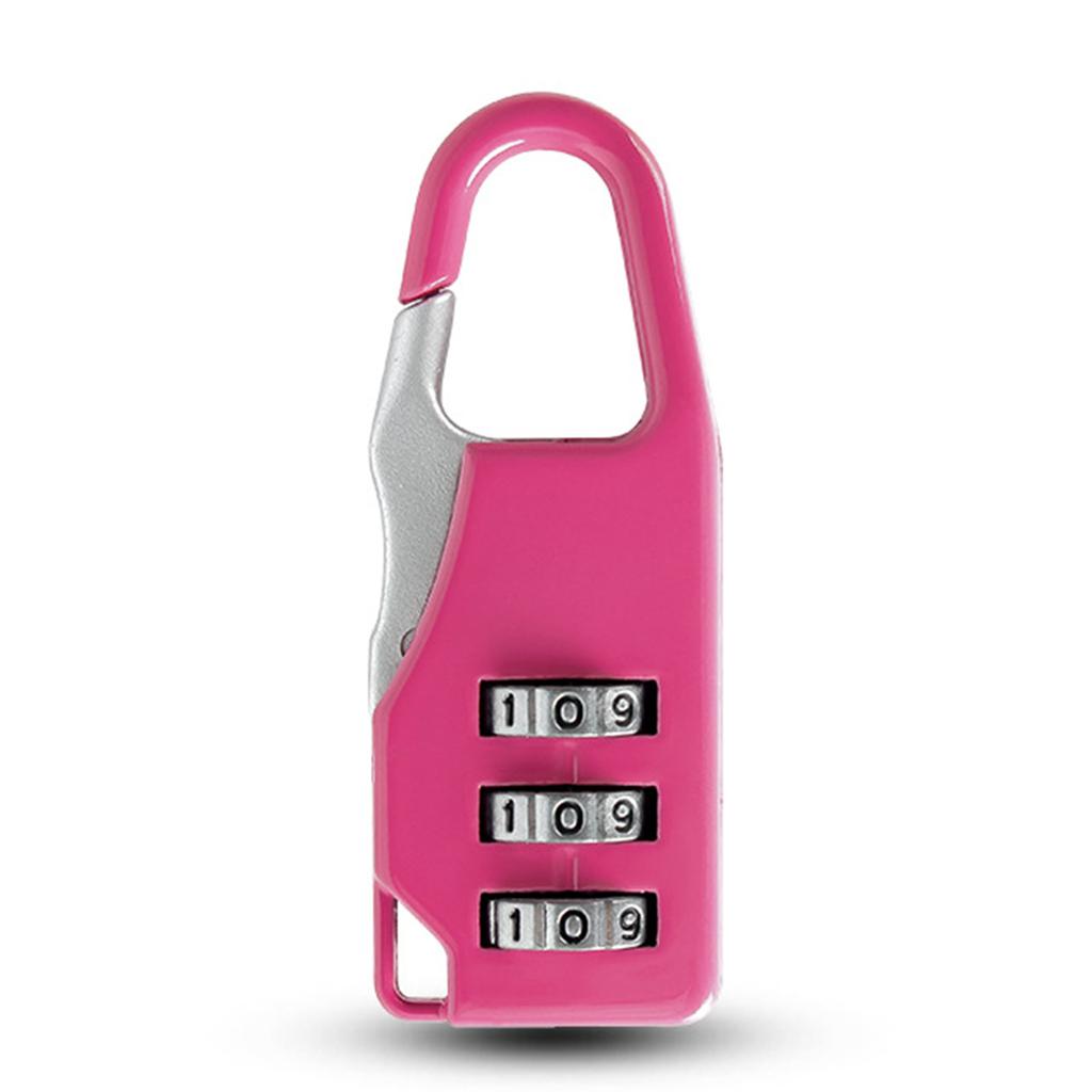 Mini Padlock Small Locks with 3 Digits Keyless Combination Security Lock for Diary Backpack Luggage Suitcase Zipper