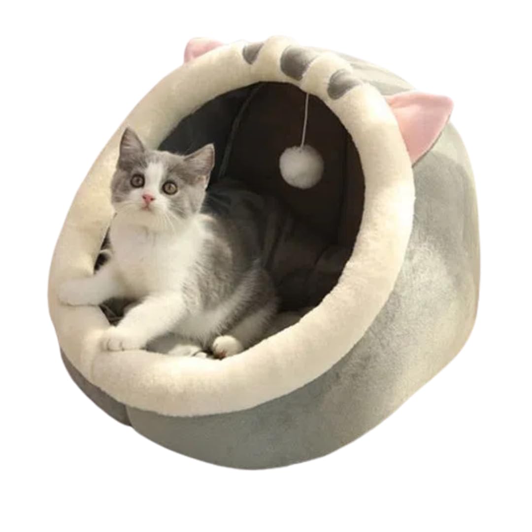 

DICOCO Cat House Winter Cute Pet Bed Cat Pet House Heat Retention Cold Protection Indoor Small Dog Warm Pet House Cat House Cat Bed Suitable for Small