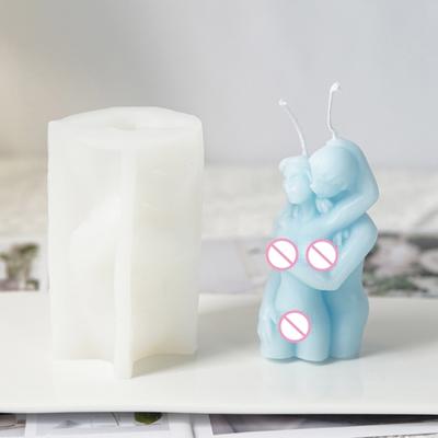 Abstract Human Couple Silicone Mold Resin Mould for DIY Handmade Chocolate Decoration Plaster Dropshipping