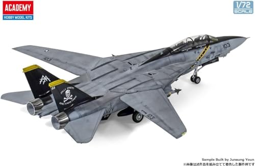 Academy 1/72 scale US Navy F-14B Tomcat VF-103 Jolly Rogers plastic model kit (12578)