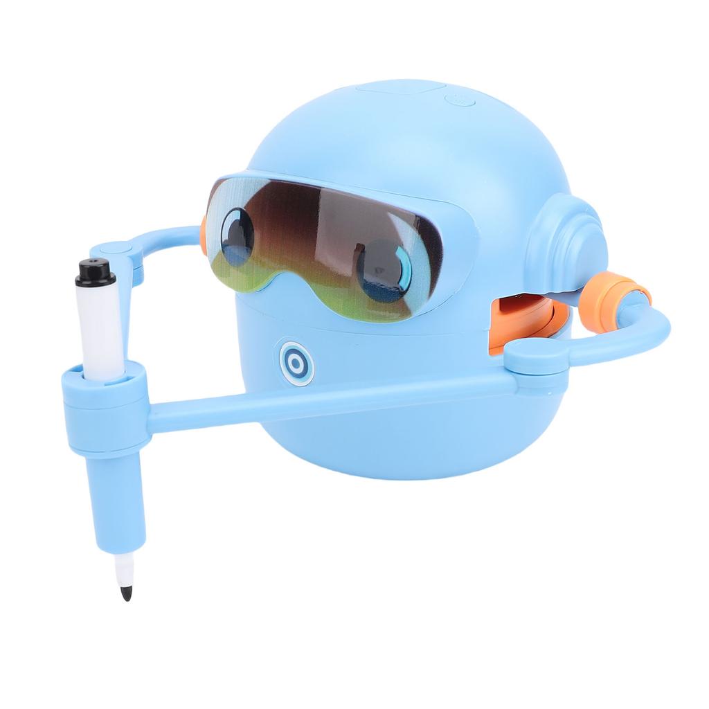 Smart Drawing Robot Voice Interactive Cute Educational Drawing Robot Painting Learning Toy with 100 Cards 14 Pens for