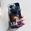 Case For Infinix Smart 8 Back Cover Black Silicon Soft TPU Marble Cover For Infinix Smart 8 X6525 Funda Smart8 Phone Cases Coque