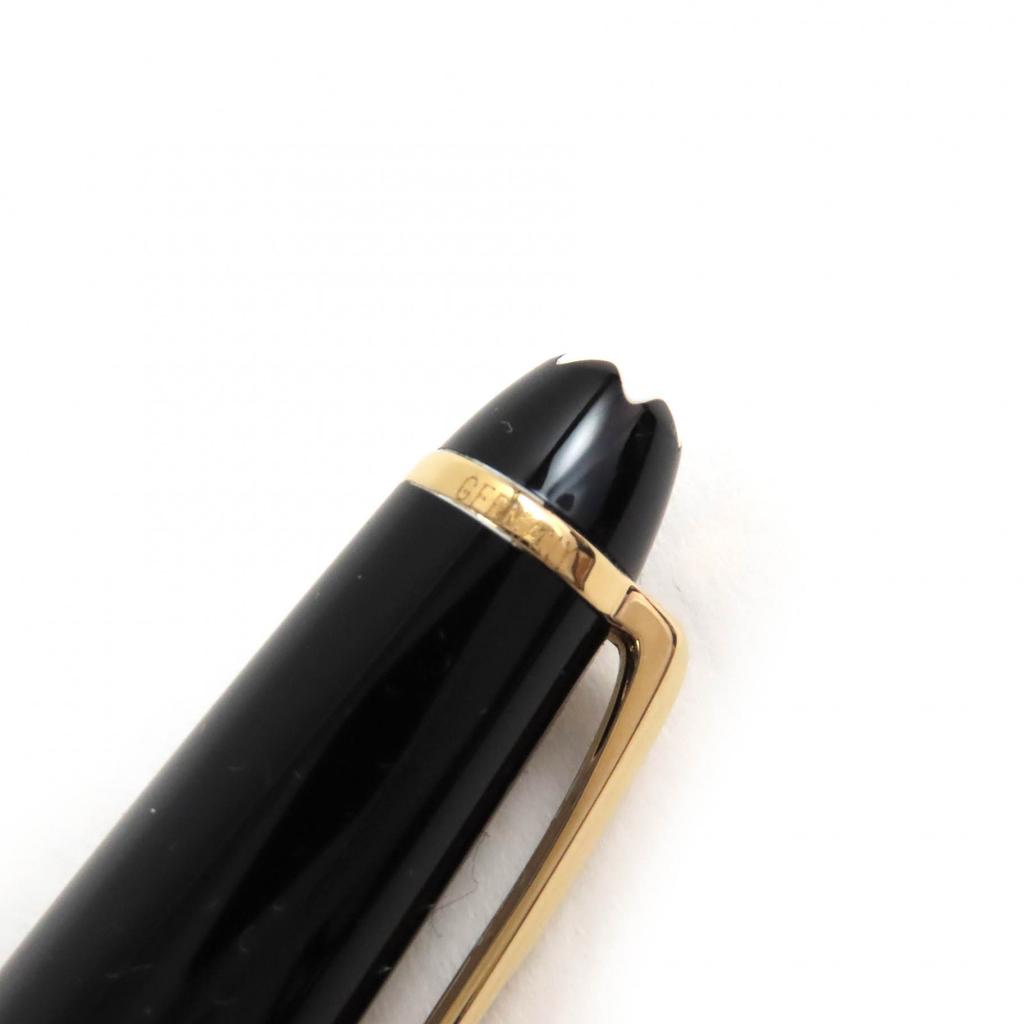 Montblanc Fountain Pen Meisterstück Classic White Star Black Gold 14K Mens Used