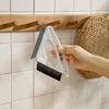 Cleaning Brush Triangular Brush Head Design Lightweight Ergonomic Handle Door Gap Brush Corner Cleaning