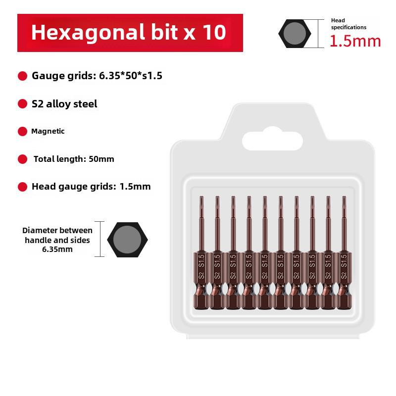 Sada elektrických šroubovacích bitů Qingwei S2 Strong s magnetickou šestihrannou rukojetí