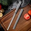 2024 Damascus Foldable Stainless Steel Integrated Tea Utensil Mini Tea Knife Tea Ceremony Handle Ornament Forging Fruit Knife