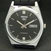 REFURBISHED VINTAGE SEIKO 5 AUTOMATIC JAPAN MENS BLACK DIAL WATCH A434680-2 R121-a434680