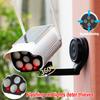 Magnetic Solar Motion Sensor Light Outdoor, 3 Modes Type-C Charging Security Lamp with Dummy Camera & Adjustable Angle