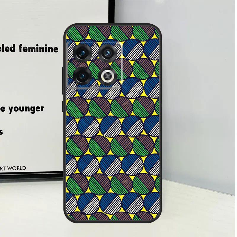 African Fabric Print For OnePlus Nord 5 CE 4 2 3 Lite N20 N30 Case For OnePlus 15R 13R 12R 13 12 11 10 Pro 10T 13T