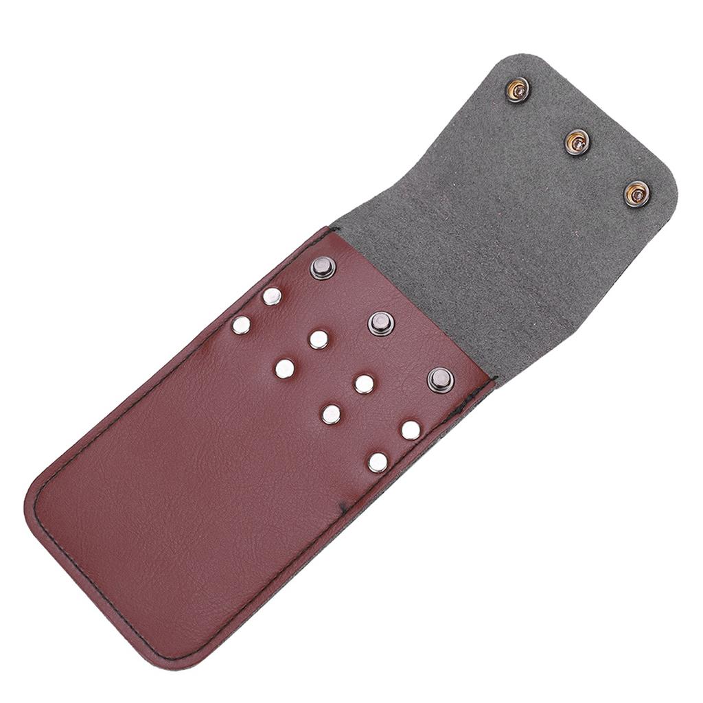 Portable Quiver PU Leather 6pcs Waist Holder Bag Bow Archery Equiptment(Black)