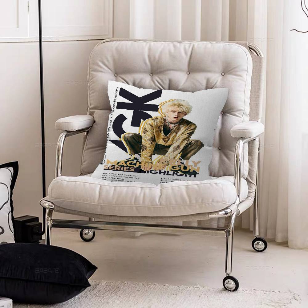 MGK M-Machine Gun K-Kelly Stitch Lucky Dragon pillow cover sofa cushion cover home room decoration children gift