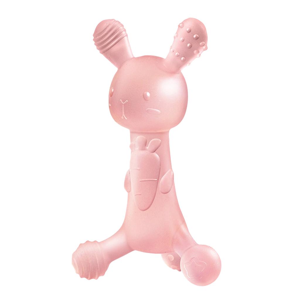 Baby Teething Toys For Babies 0-6 6-12 Months, Silicone Giraffe Teethers  Toys, Soft-Textured Chew Toys