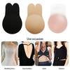 Rabbit Ear Self Adhesive Push Up Bra Women Sticky Invisible Silicone Strapless Backless Bras