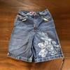 ZYLLO Demin Shorts Vintage Grafik Jeansshorts Jugend Skater Retro Jeans Y2k Jeans Baggy Jorts