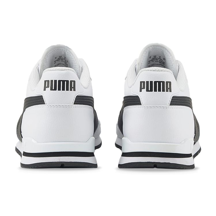 Puma ST Runner v3 Leather White Black Unisex Sneakers 384855-09