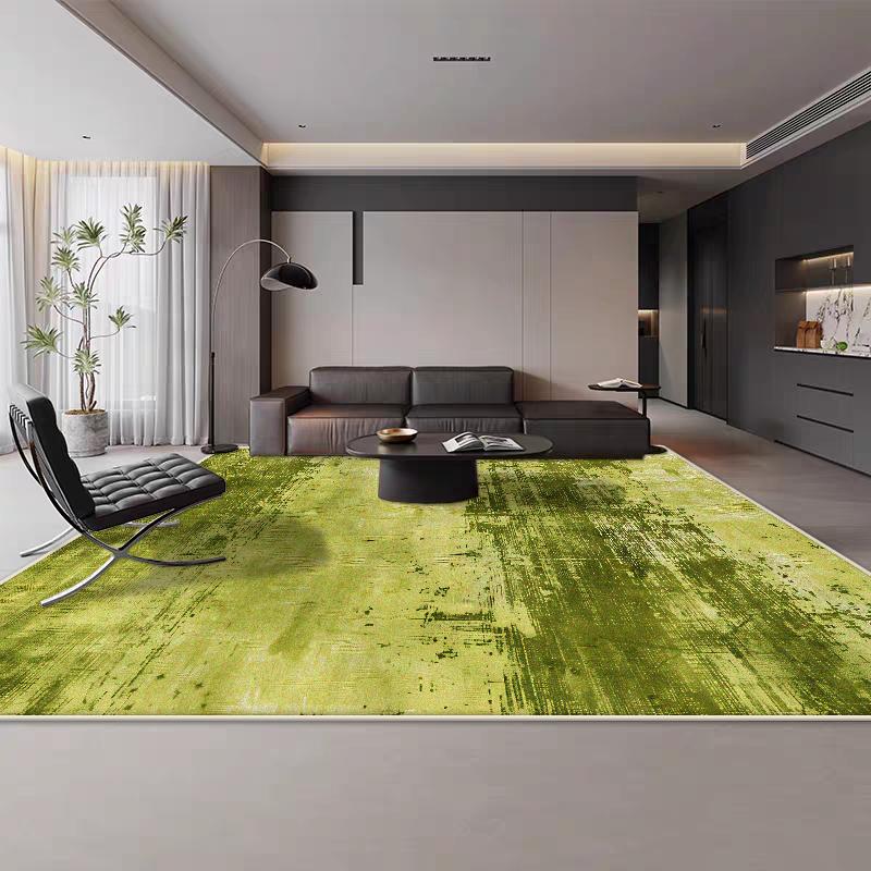 

Nordic Solid Color Living Room Carpet Abstract Decoration Bedroom Bedside Large Rugs Modern Style Soft Plush Floor Mat Non-slip 60x90cm