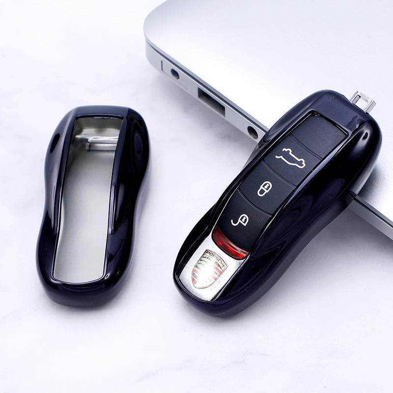 TPU Key Case for 17-Year Porsche Classic Cayenne Key Protection