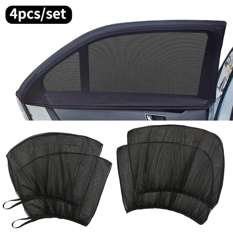 

4pcs Black RV Car Window Curtains Compatible with Front & Rear Windows, Sun Blinds, Durable Window Treatments for SUV, Van