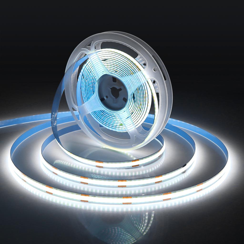 DC24V COB LED Light Strip With Touch Dimmable Switch 1M 2M 3M 4M 5M 10M For Room Decor Kitchen Cabinet Lighting