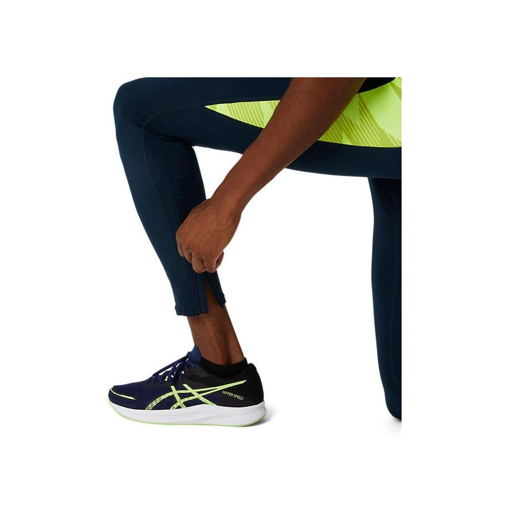 Asics Comfortable Soft Breathable Logo Slim Fit Sports Long Pants Men bottoms French-Blue 2091A681-411