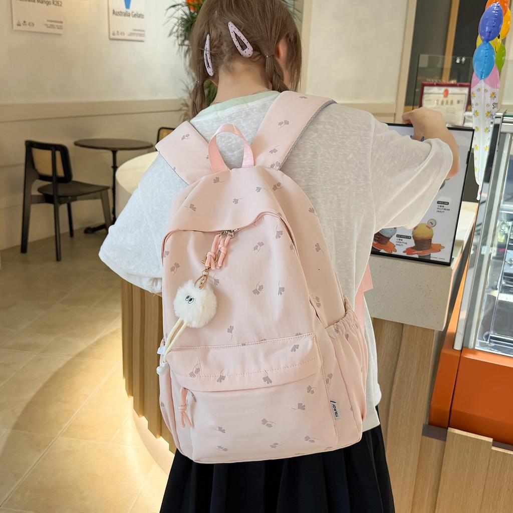 Schoolbag Large Capacity Commuter Backpack Girls 1011 New College Style Middle School Student Class Backpack Versatile Computer Bag