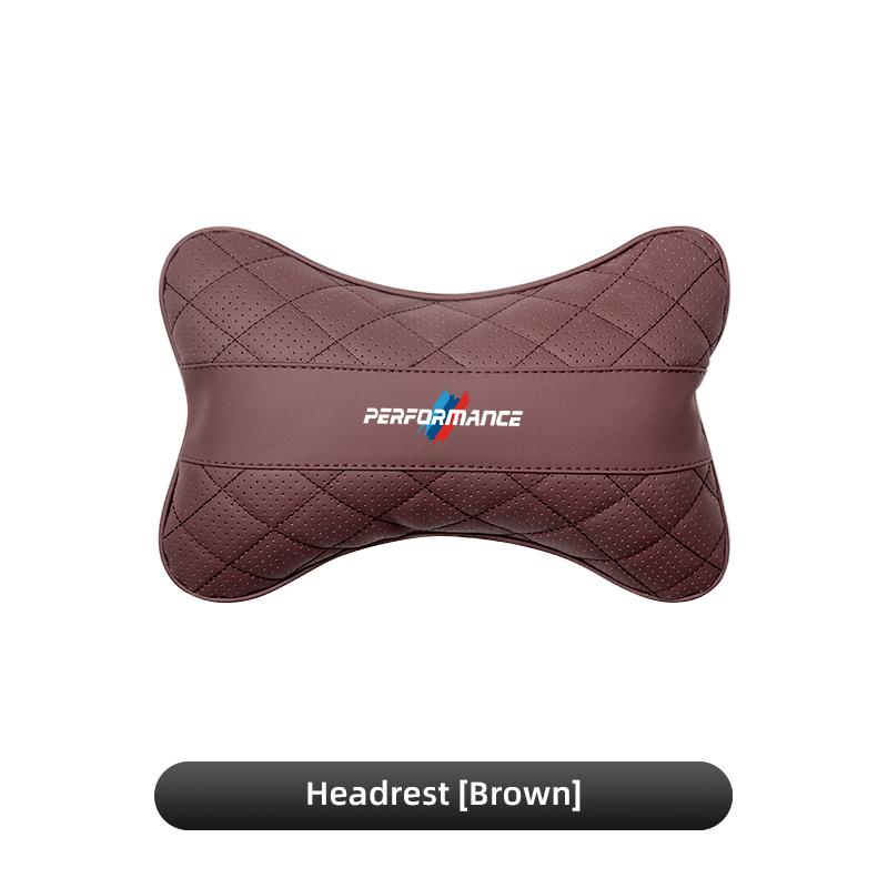 Car Seat Neck Pillow Headrest Lumbar Waist Support Cushion For BMW Performance E46 E39 E90 E91 E92 E60 E30 E60 E70 E84 E53 E87
